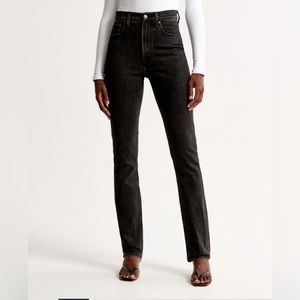 Abercrombie & Fitch Ultra High Rise 90s Slim Straight Jean size 29